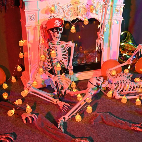 Halloween Decorations Skeleton Skull3