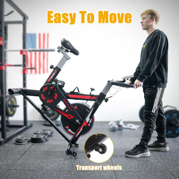 Heavy Duty Spin Bike for Home Cardio3