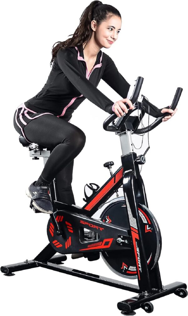 Heavy-Duty Spin Bike for Home Cardio Workouts