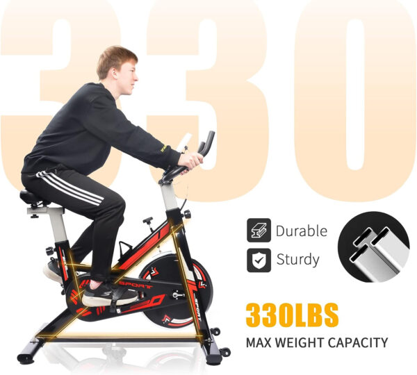 Heavy Duty Spin Bike for Home Cardio8