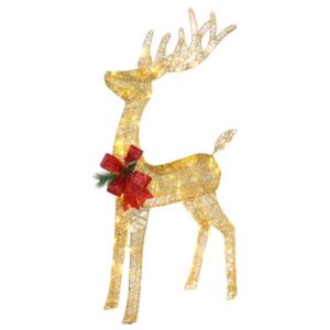 Christmas Reindeer Outdoor Decorations, Weather Proof 4ft